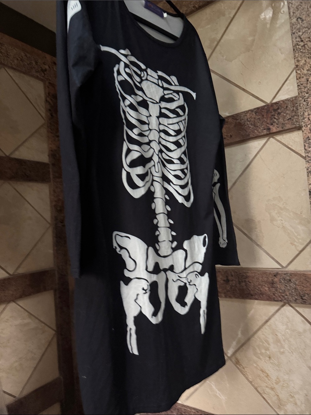 Halloween dress!  BONES